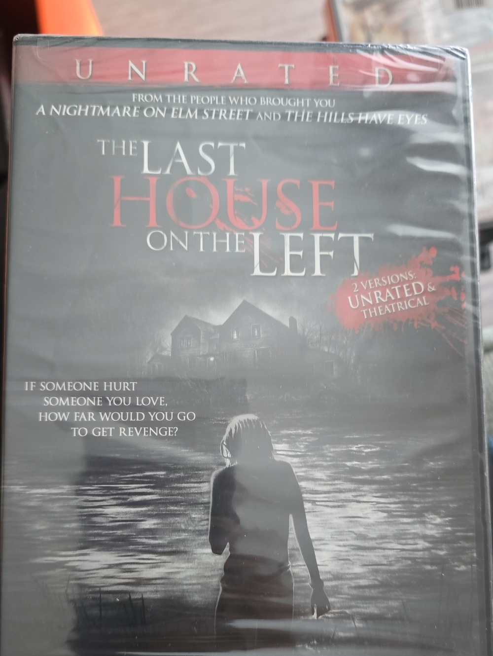 The Last House on the Left (Unrated) DVD - Black & Red Cover